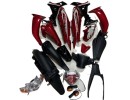 YAMAHA CRYPTON C8 KAPORTA SETİ KIRMIZI/SİYAH (FAR STOP DAHİL)(FLC)